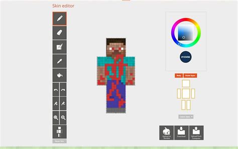 minecraft skins maker|More.